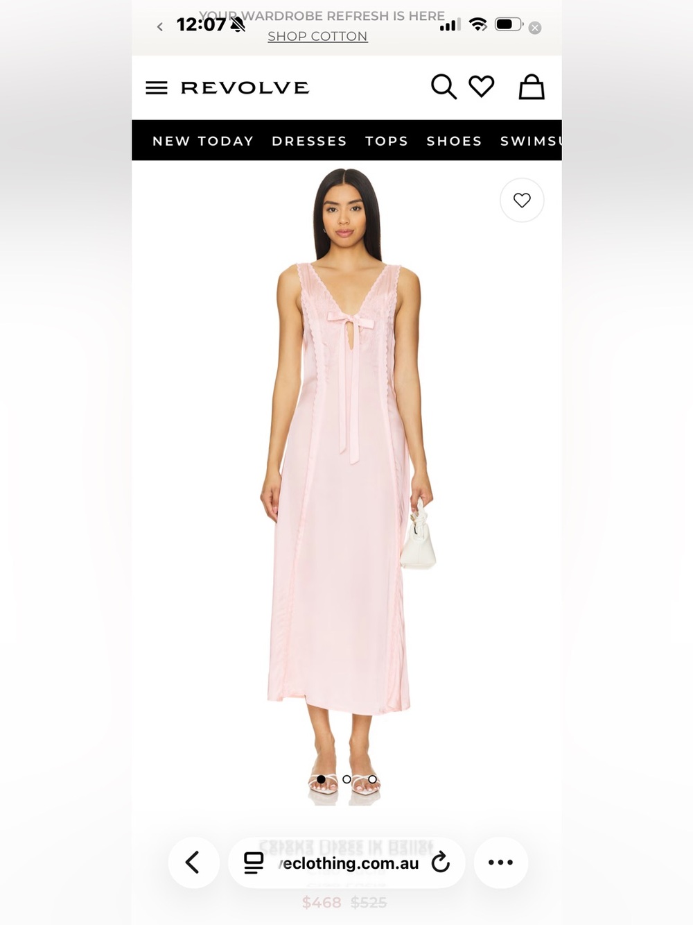 NWT Ciao Lucia Serena Dress size small in ballet color